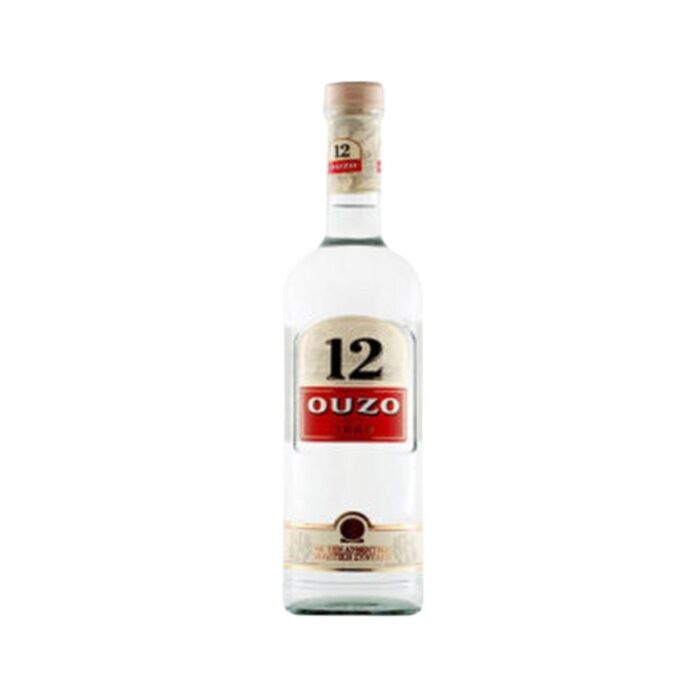 A bottle of 12 Dodeka Ouzo 700ml