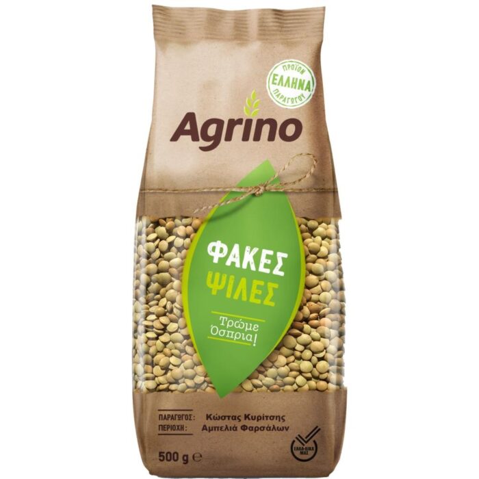 A pack of Agrino Fine Lentils 500g