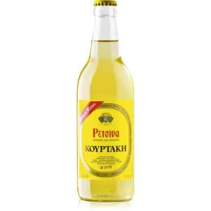 bottle of retsina Kourtaki 500ml