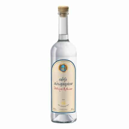 A bottle of Ouzo Plomari