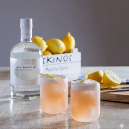 skinos mastiha sour cocktail