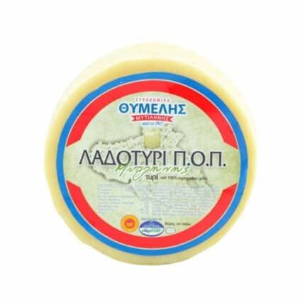 a packshot of traditional ladotyri thymelis