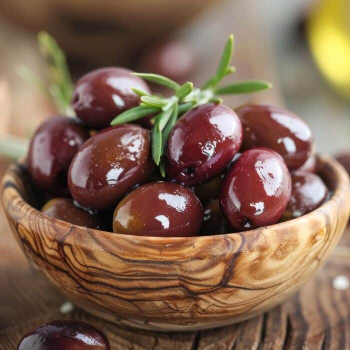 kalamon olives kalamata on a table