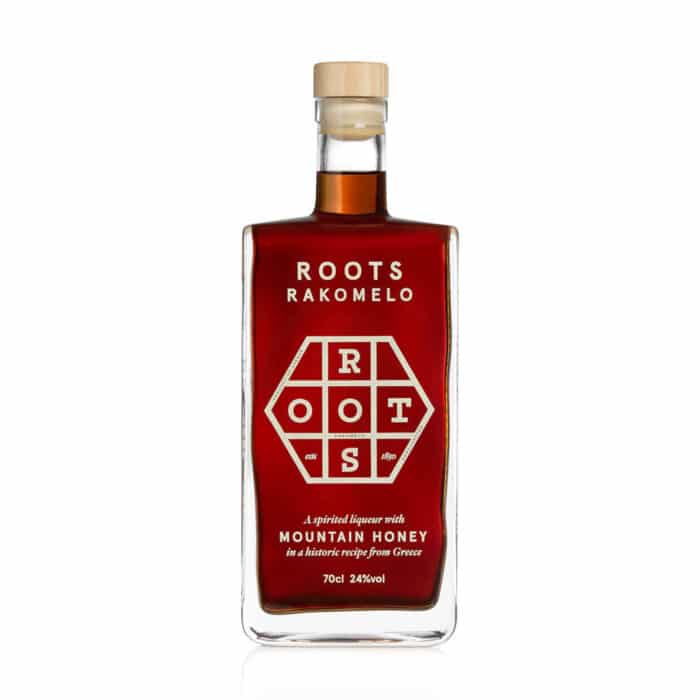 eine Flasche Roots Rakomelo 700ml