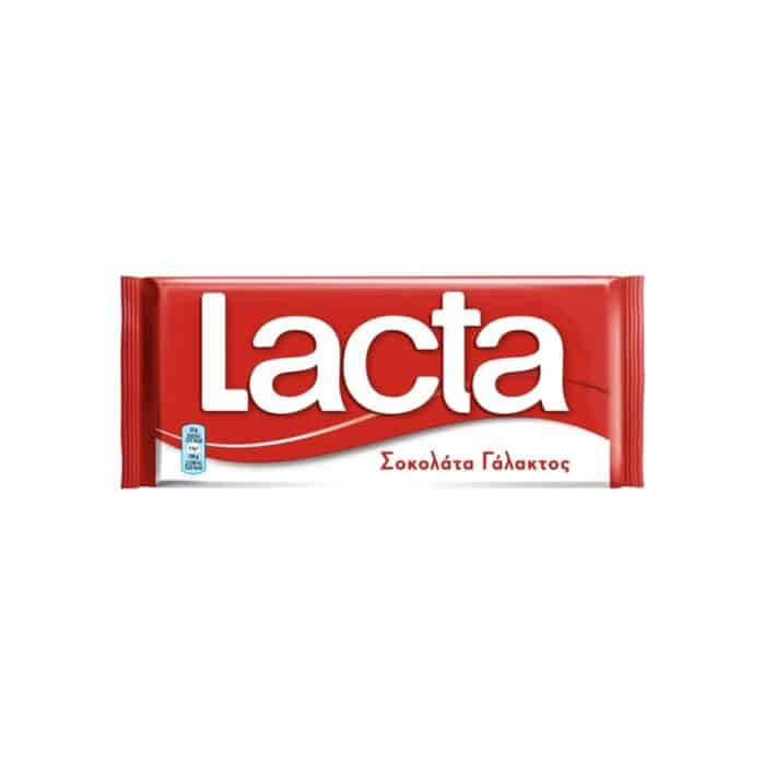 packshot of a Lacta milk chocolate