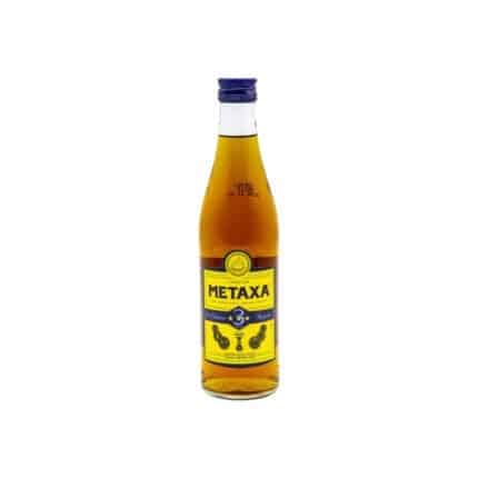 bottle of metaxa 3 star brandy