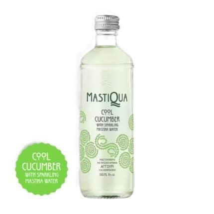 mastiqua cucumber mastiha sparkling water