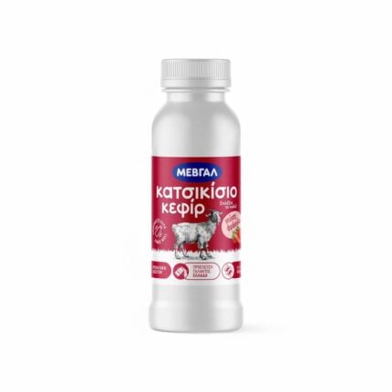 Goat Kefir with Strawberry Flavor 200ml (MEVGAL)