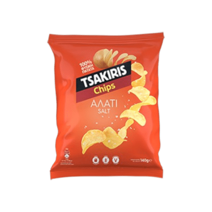 Tsakiris Chips mit Salz 140g