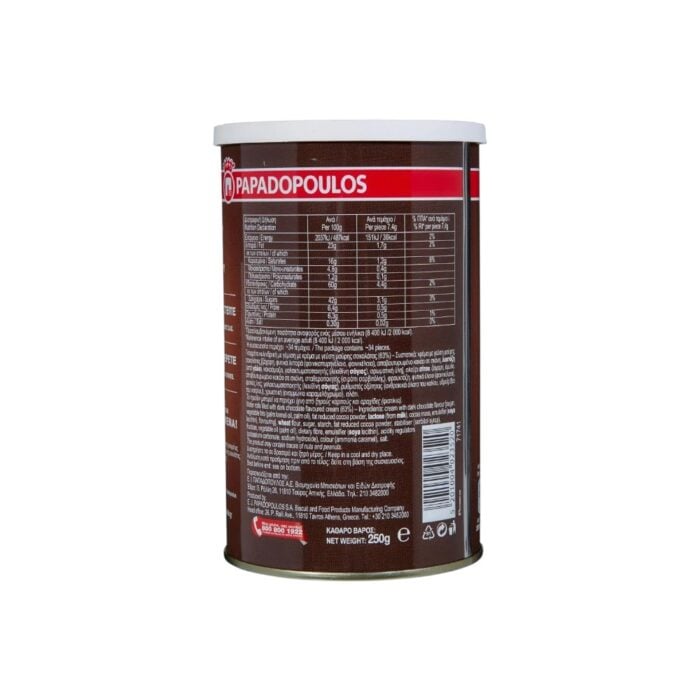 Caprice-cioccolato scuro-250g-schienale
