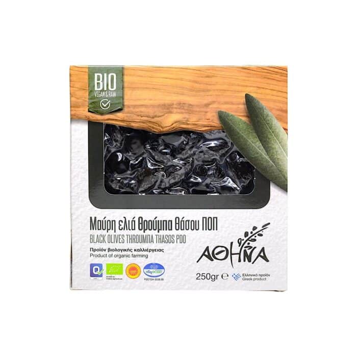 Packshot Olives Throumpa Bio