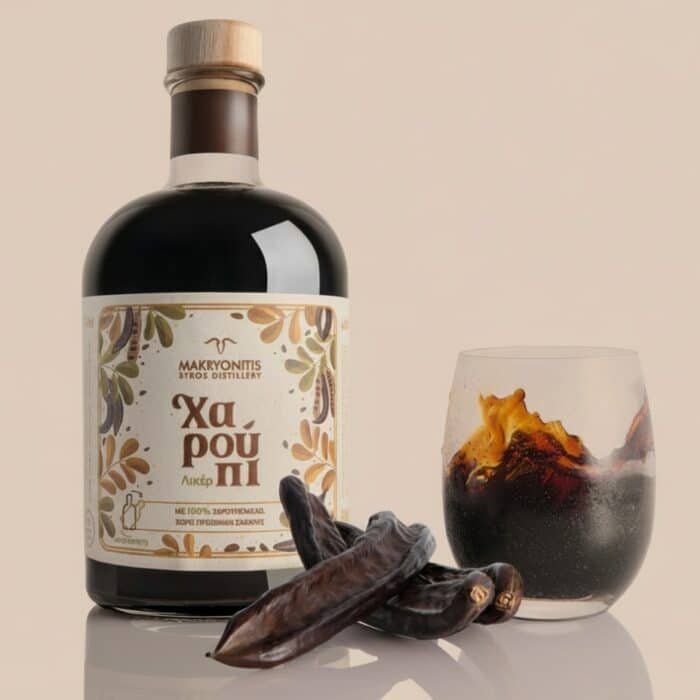 liqueur de caroube avec glace