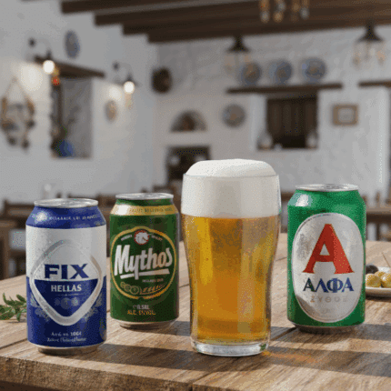 greek beers assortment